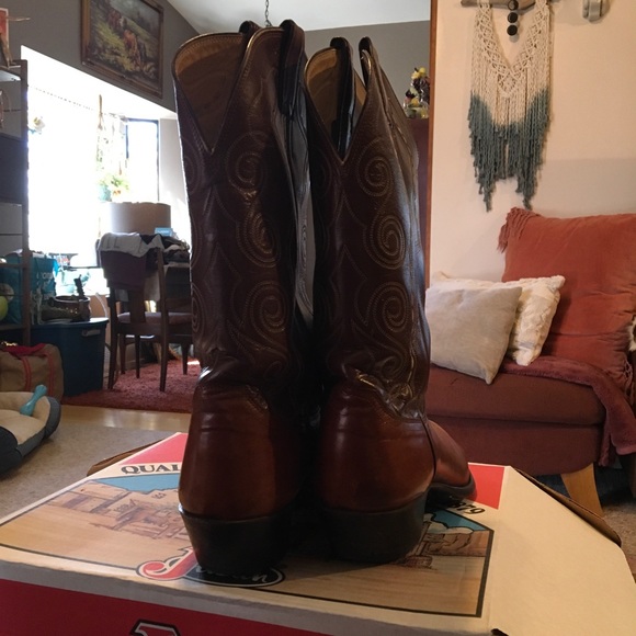 Men’s Vintage Justin Boots - Picture 3 of 6